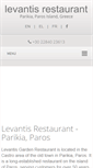 Mobile Screenshot of levantisrestaurant.com